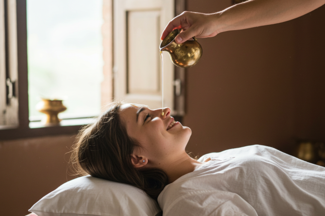 Shirodhara Therapy at Holistic Universal Hospital – Rediscover Calmness in the Ayurvedic Way