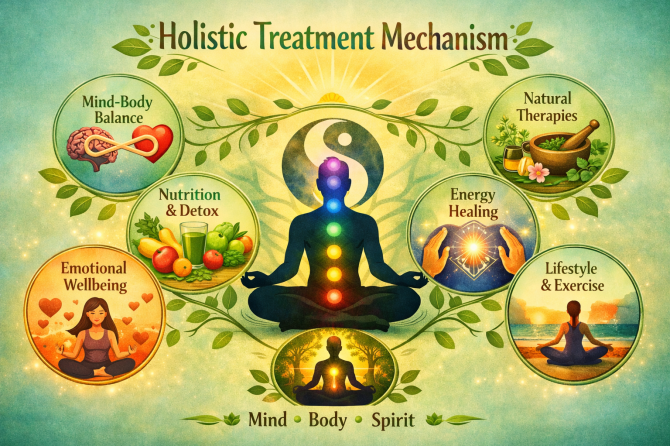Holistic Treatment Mechanism: Integrative Healthcare with Holistic Universal Hospital
