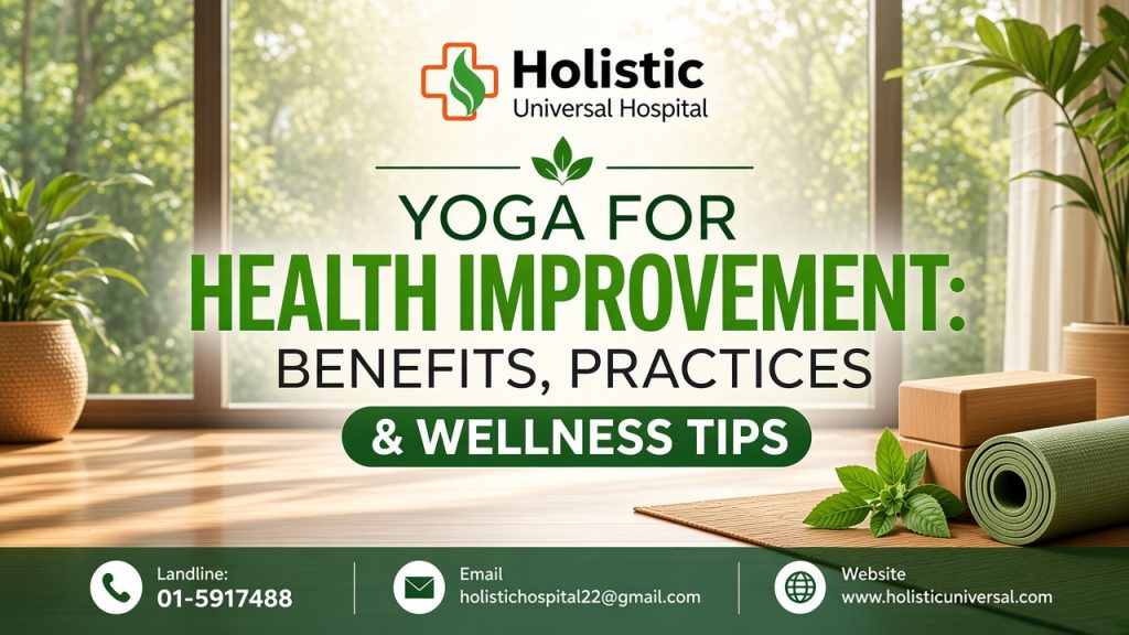 Yoga for Health Improvement: Benefits, Practices & Wellness Tips