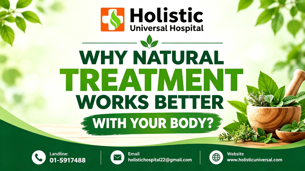 Why natural treatment works better with your body